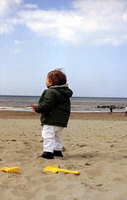 Turen aan het strand