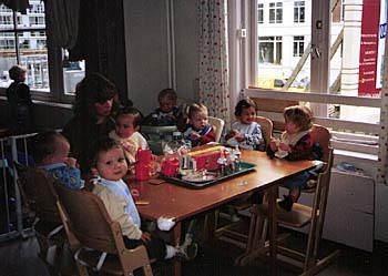 Eten bij Okki met je vriendjes